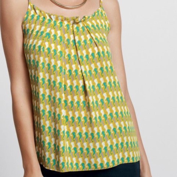 CAbi Tops - Cabi Seahorse Print Top
